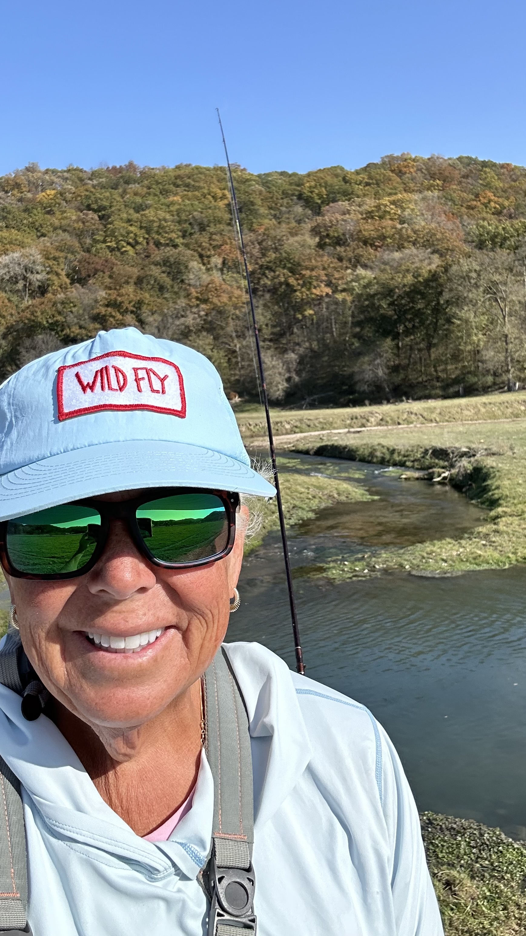 Colleen fishing in Iowa