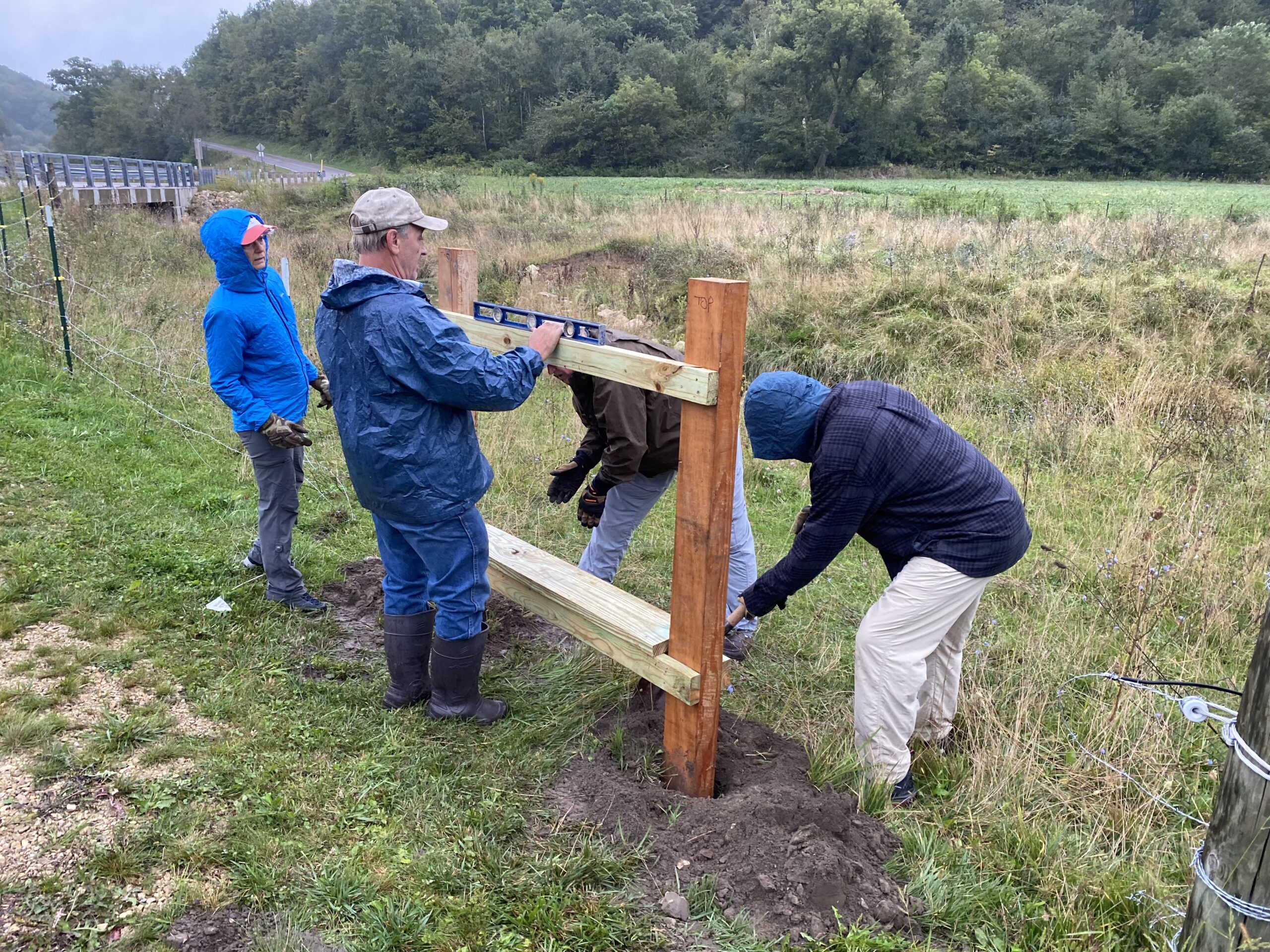 GBTU members doing Stile repair in Wisconsin